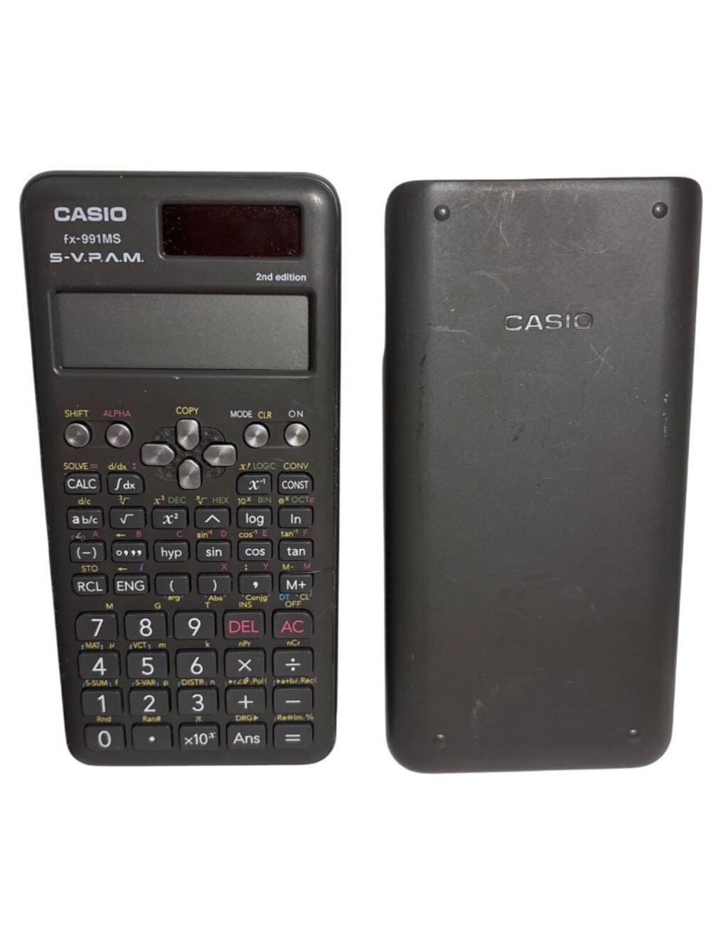 Casio Calculator FX-991MS 2nd Edition Scientific With Solar & Battery Cover
